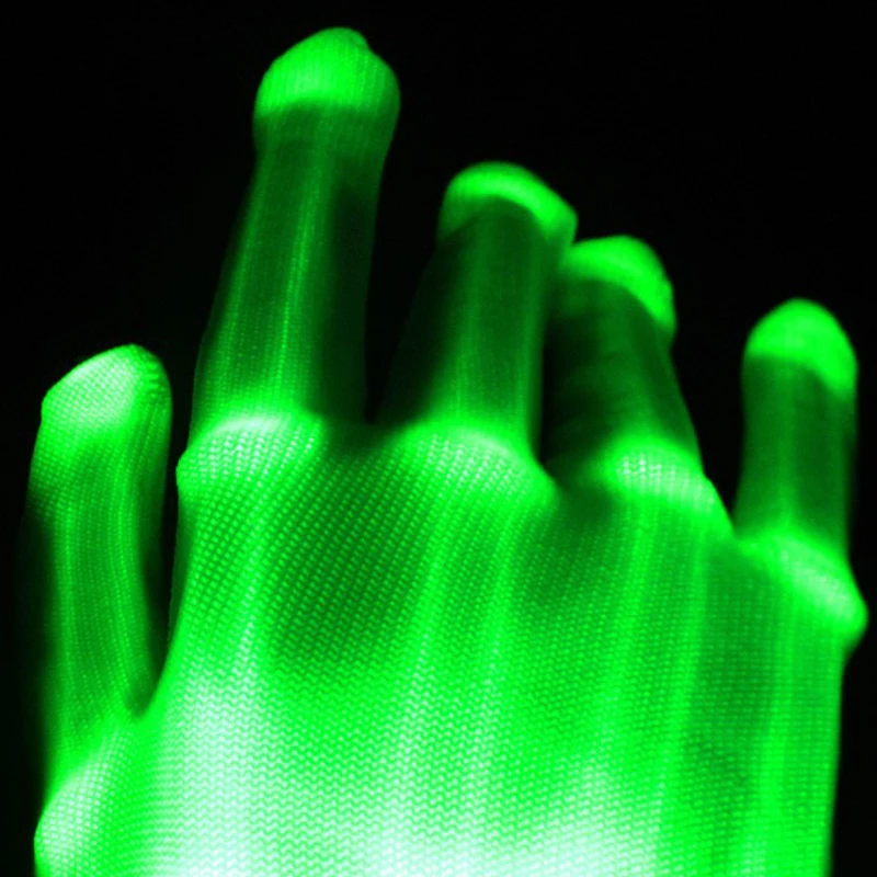 Светодиодные перчатки для вечеринки светящиеся светящисветильник унисекс|wedding