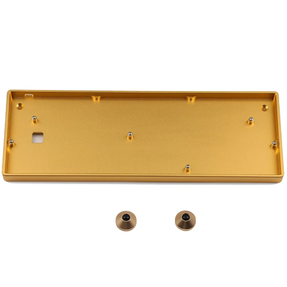 Индивидуальные 60 64 Minila DIY Kit алюминиевый чехол с ЧПУ пластина типа C PCB для 60% 64 ANSI ISO механическая клавиатура