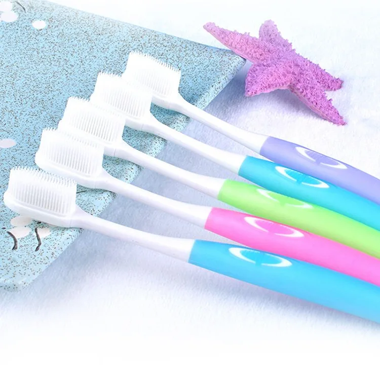 1 шт. Nano зубная щетка мягкая для взрослых с щетиной домашняя полости рта оптовая