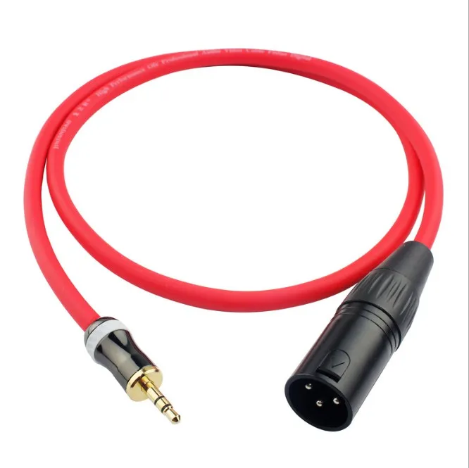 Красочные 3 Булавки P XLR штекер стерео 3.5 мм Jack Мужской Аудио кабель F/M 10 видов