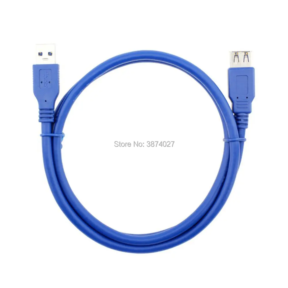 0,3 м, 0,6 м, 1 м, 1,5 м, 1,8 м, 3 м, 5 м, 3 фута, Высокоскоростной USB 3,0 кабель-удлинитель A Male to Female AM to AF M/F USB3.0, удлиняющий кабель