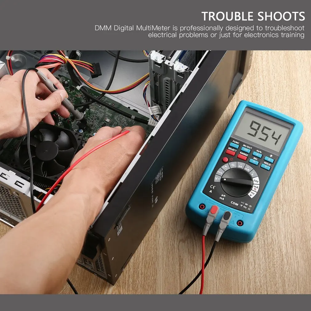 2 в 1 высокая точность Mulitifuction калибратор& DMM Цифровой мультиметр с петли 24V питания низкой Батарея Дисплей