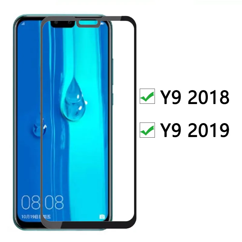 Защитное стекло для Huawei Y9 2019 2018 закаленное Защита экрана на Huawey Y 9 9y Y92019 Y92018 пленка