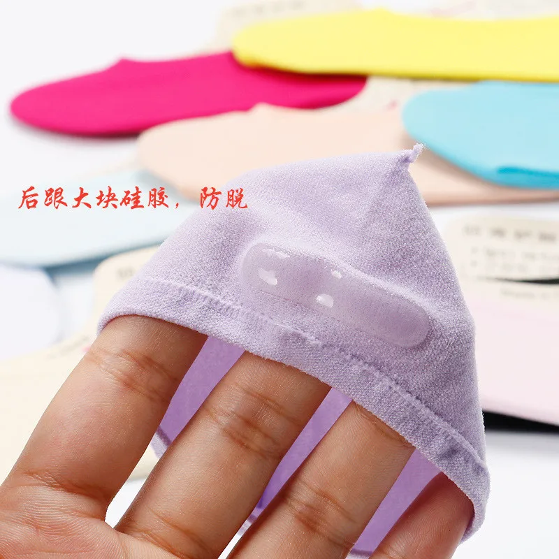 Женские носки-невидимки с низким вырезом женские носки-башмачки короткие тонкие