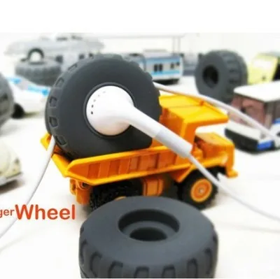

20PCS Tires Model Earphone Headphone Winder Cable Silicone Cord Holder For Iphone samsung Organizer Wire Holder Cable Cilp