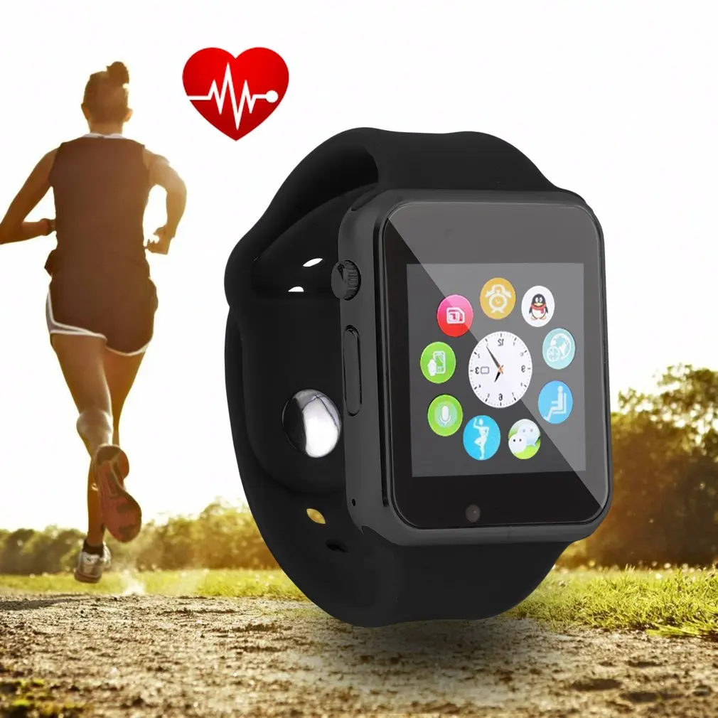 A1 наручные часы Bluetooth умные спортивные Шагомер с сим камерой Smartwatch для Android