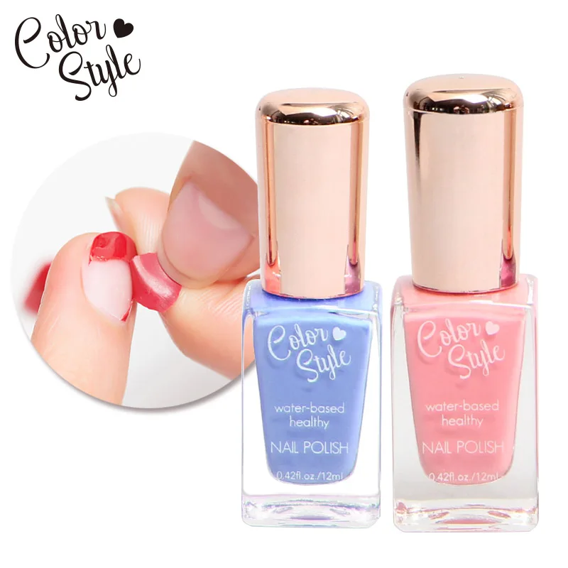 Лак для ногтей на водной основе может удаляться путем пилинга окружающей среды