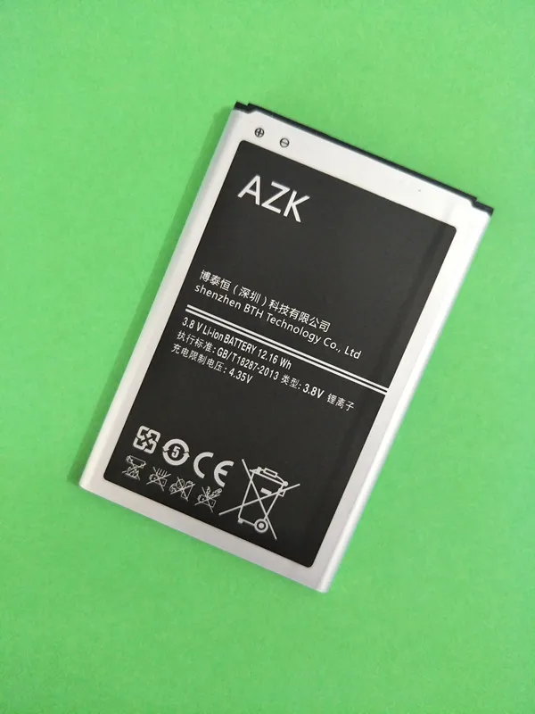 Аккумулятор AZK для Samsung Galaxy Note 3 N900 N9006 N9005 N9000 B800BE 3500 мАч | Мобильные телефоны и