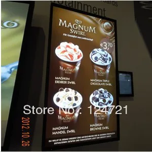 

High Quality Fast Food Slim LED Lightbox Restaurant Menu Board