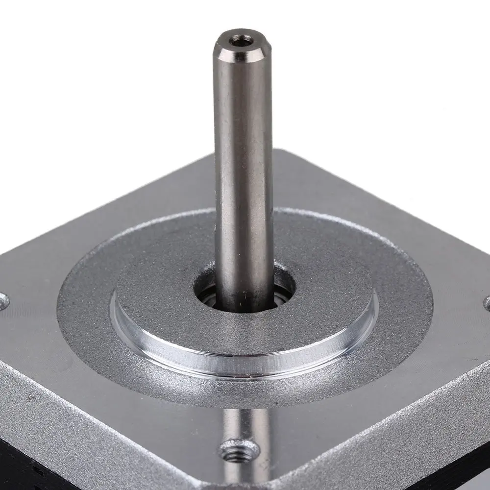 Двухфазный шаговый электродвигатель серебристый биполярный двигатель 42 мм