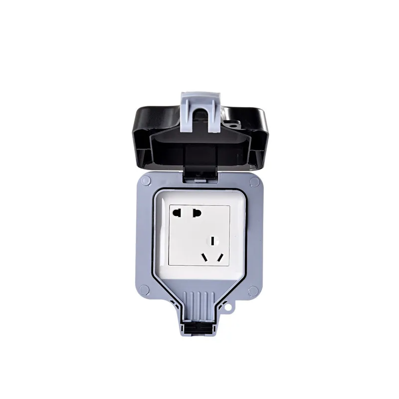 IP66 Водонепроницаемая серия настенного выключателя розетка 10A неправильное