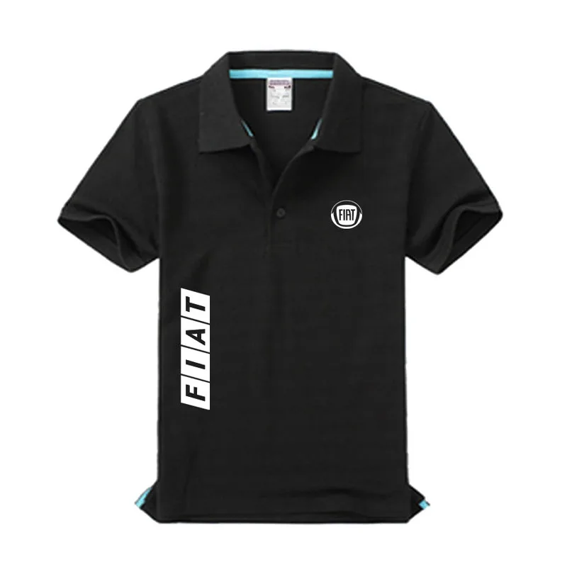 Лого Fiat мужские модные ботинки стильные для мужчин на каждый день футболка-поло