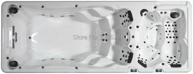 Плавание спа бассейн/spa и бассейн длиной 5 8 м 8801|swim spa|swim spa poolspa pool |