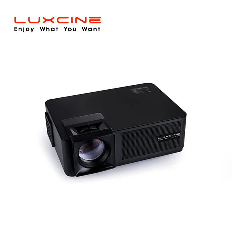 LUXCINE 2018 Новое поступление яркий умный WiFi светодиодный ЖК проектор для музыки