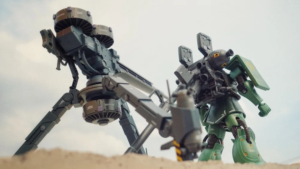 Gundam BANDAI THUNDERBOLT модель HG 1/144 HGUC ZAKU II большой пистолет набор Броня Unchained мобильный костюм детские игрушки