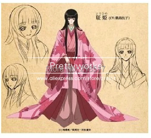 Кимоно для косплея эко клан нуригион без волка косплей костюм Хэллоуина|kimono