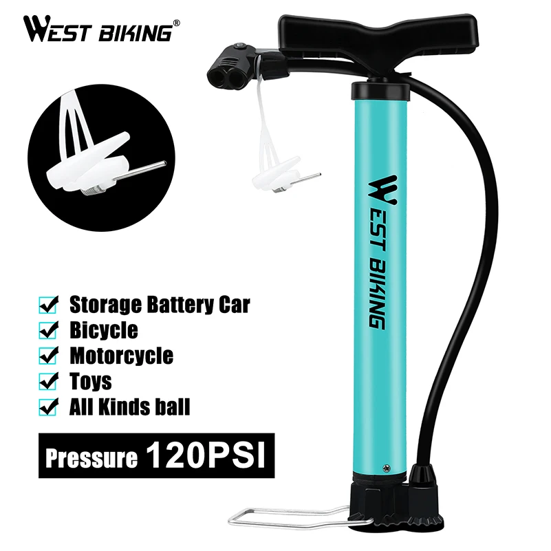 WEST BIKING напольный насос для велосипеда мини 120 фунтов/кв. дюйм|floor pump|bike floor pump120 psi |