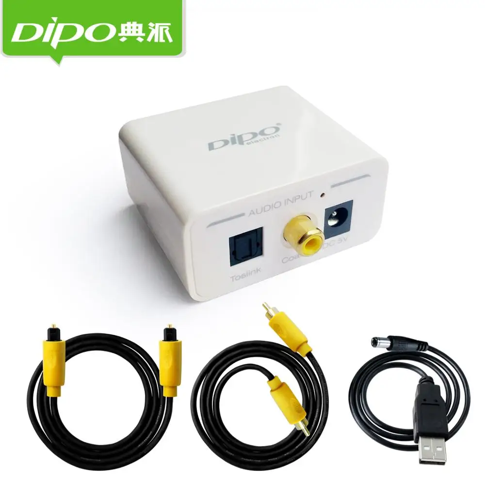 Преобразователь цифрового аудио в аналоговый оптический коаксиальный к R/L 3 5 Aux