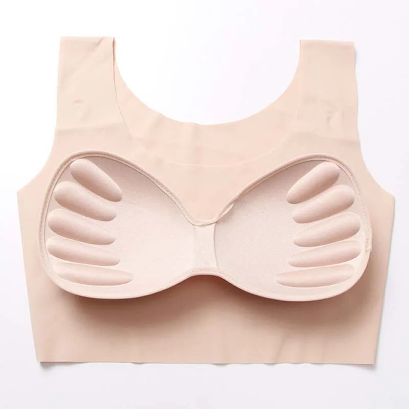 Пикантные Для женщин бюстгальтеры отжимать Bralette собирать бесшовные бюстгальтер Soutien ущелье Femme комфортное нижнее белье одноцветное Цвет жилет бюстгальтер бюстгалтерженское бельебюстгальтербелье женс