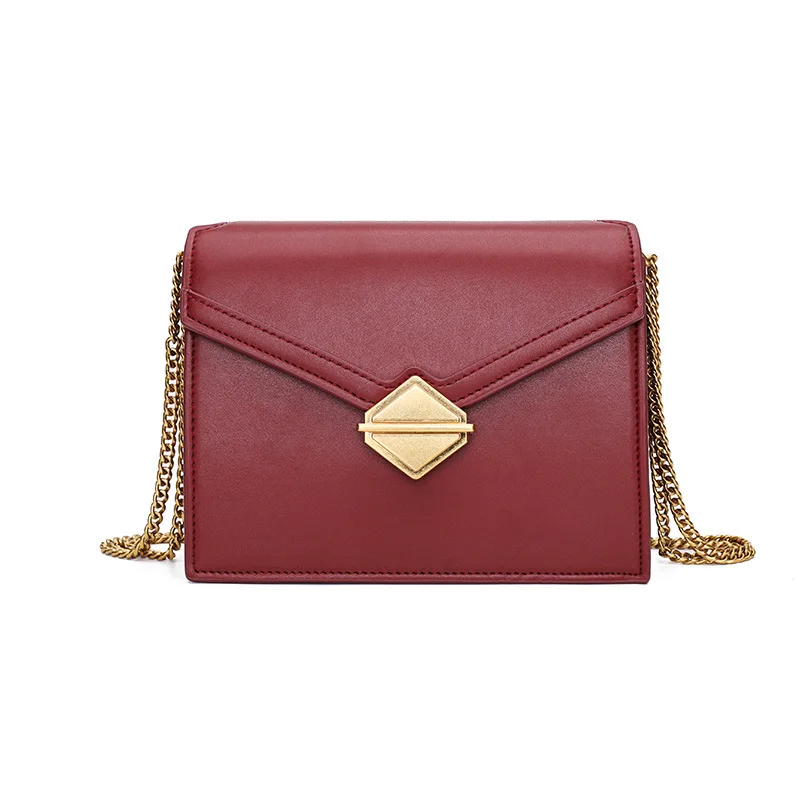 

New fashionable single-shoulder bag with retro-locked chain bags in