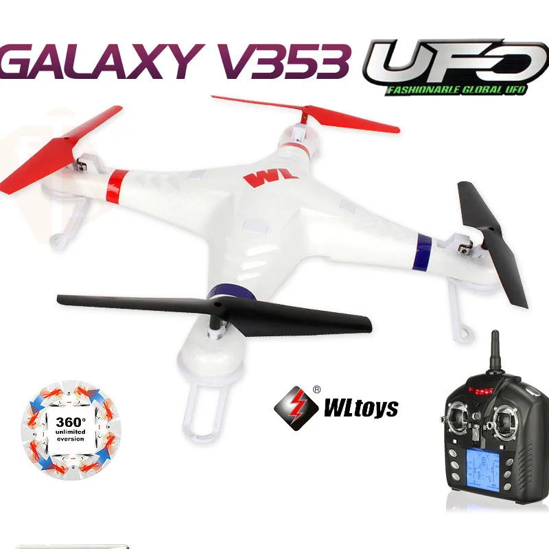 WLtoys V353 Galaxy 2 4G 4CH 6 осевой Гироскопический беспилотный Радиоуправляемый
