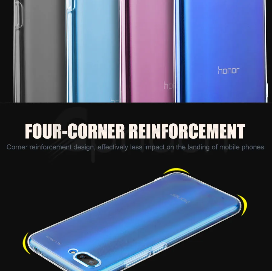 GPNACN ультра тонкий мягкий прозрачный ТПУ чехол для huawei Honor 10 Lite V10 Honor 9 Lite V9 Play 8 Lite силиконовый Полный чехол s