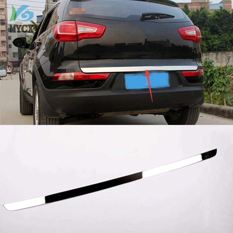 2011 2014 для kia Sportager 5dr Высококачественная крышка багажника из нержавеющей стали