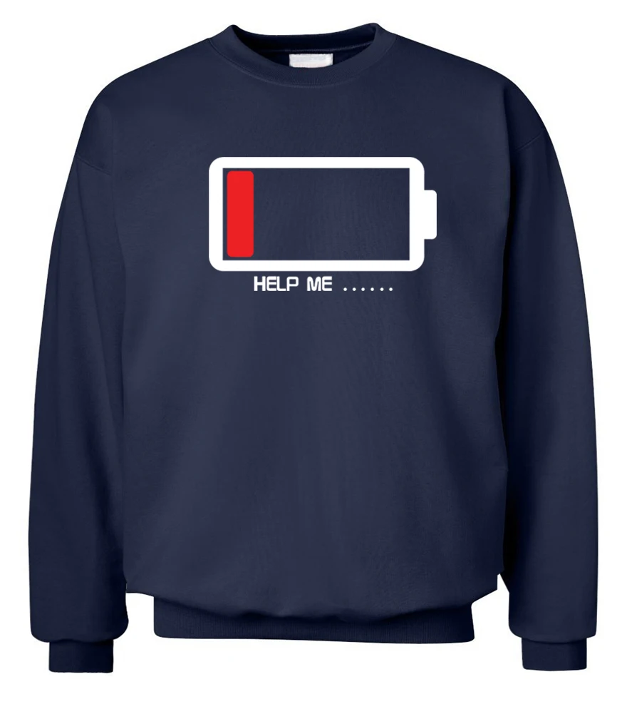 Забавные мужские свитшоты с уникальным дизайном батареи 2019 стильные толстовки