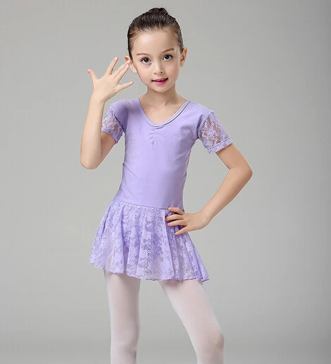 

90-150cm pink purple gift lace girl childern exercise Ballet dress Children kid Dance stage performance Wear ballet tutu Costume
