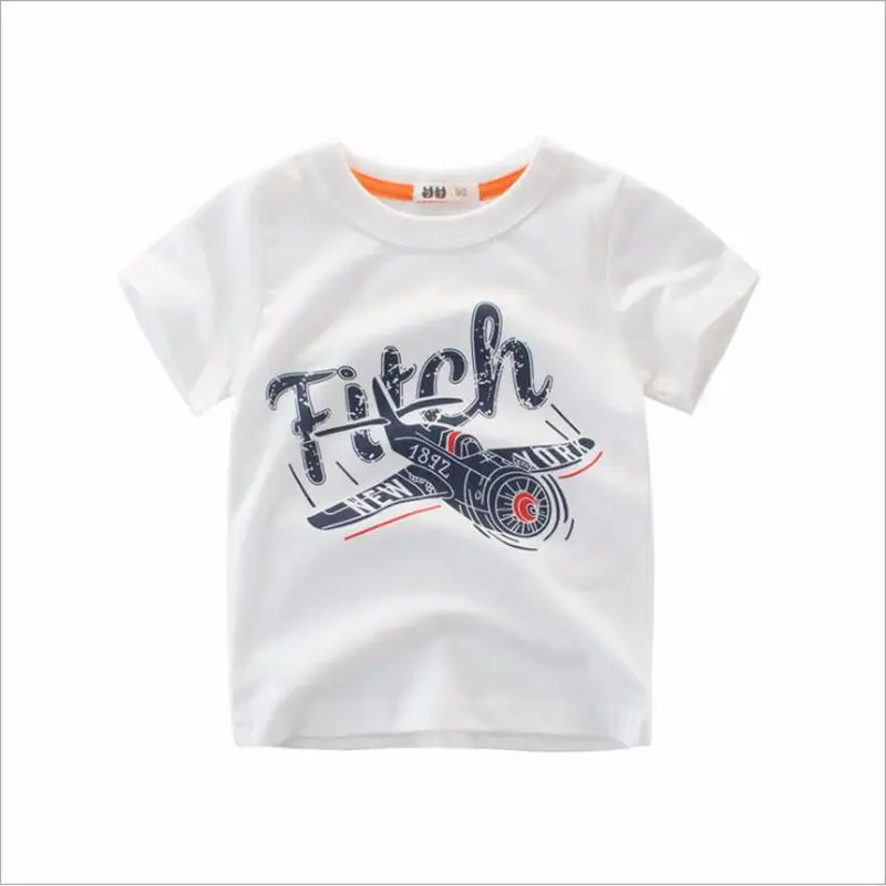 2018 летняя детская одежда новая футболка с короткими рукавами для мальчиков