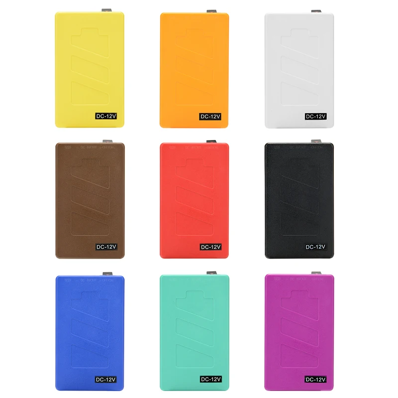 

MasterFire 20pack/lot Portable DC 12V 3000mAh DC 12300 Super Rechargeable Battery Lithium-ion Batteries Pack With Case