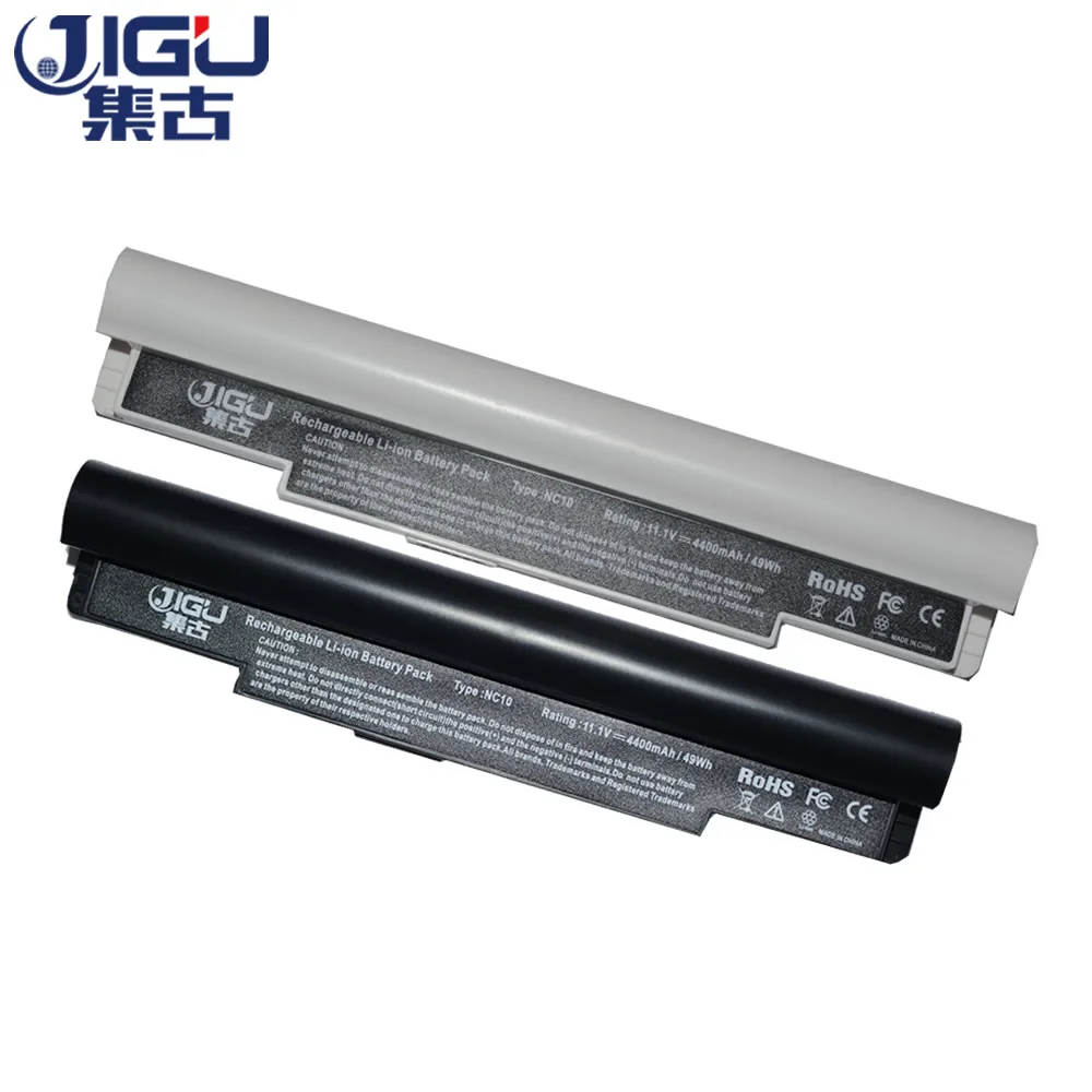 JIGU Black / White Laptop Battery AA PB6NC6E PB6NC6W PB8NC6B/E For SAMSUNG N110 N120 N270B N510 Mika NC10 NC20|laptop battery|laptop battery for
