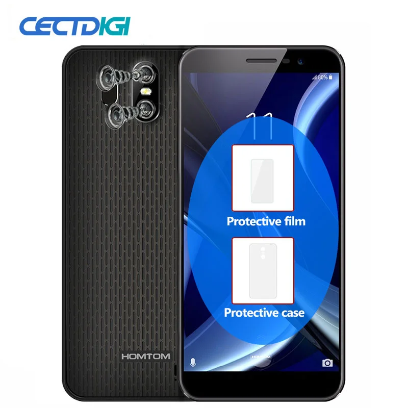 HOMTOM S16 18:9 край уменьшенного использования пластин Дисплей смартфон 5 дюймов Android7.0