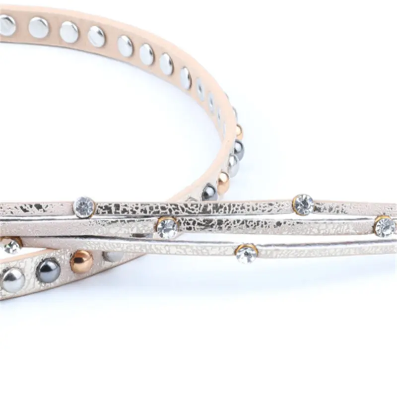 New Fashion Crystal Beads Charms Bracelets &amp Bangles For Women Men Multiple Layers Leather Bracelet Statement Party Jewelry 88 |