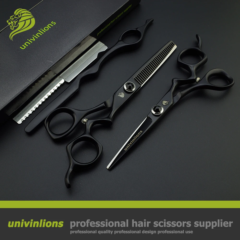 Парикмахерские ножницы для стрижки волос черного цвета 6 0 дюйма | Красота и