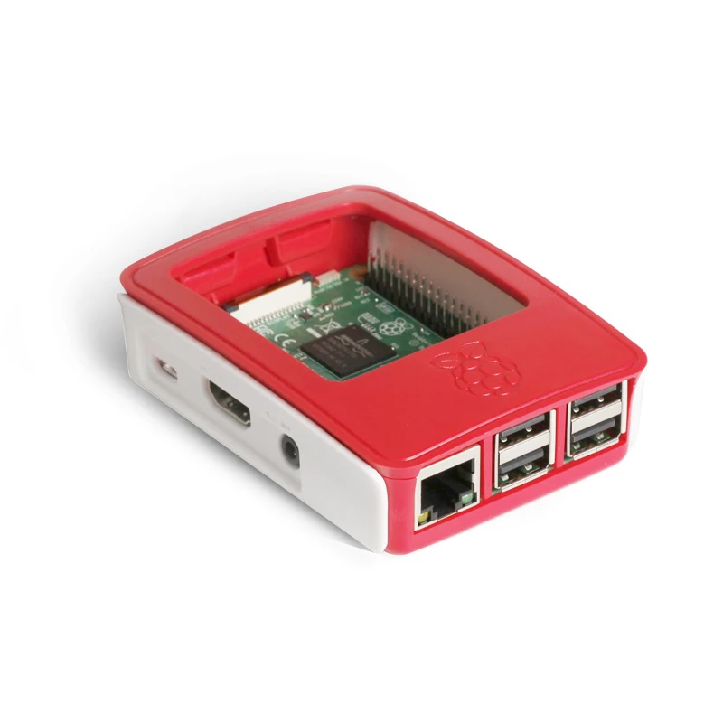Raspberry pi 3 чехол с вентилятором официальный ABS 2 Чехол охлаждающий вентилятор