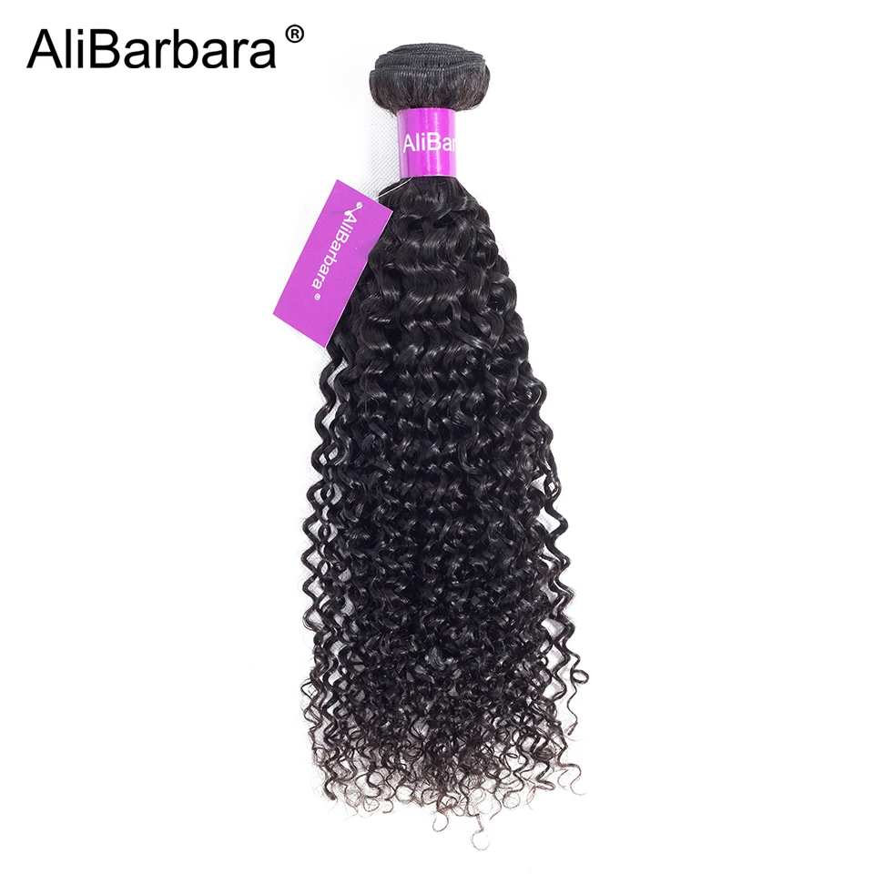 

AliBarbara Hair Brazilian Afro Kinky Curly Hair Bundle 100% Remy Human Hair Weave Bundles Natural Color Hair weaving