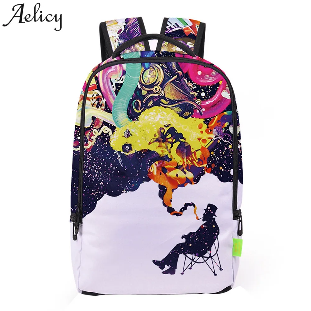 Aelicy женский рюкзак @ 3D Galaxy дорожная сумка для девочек мужчин школьная 2020 mochila feminina