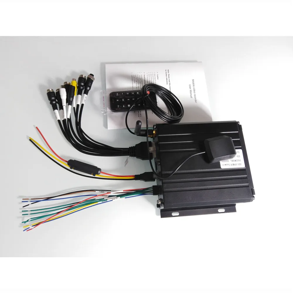 4 channel remote monitoring vehicle VCR GPS WiFi hard disk MDVR bus / truck using factory direct sales | Безопасность и защита