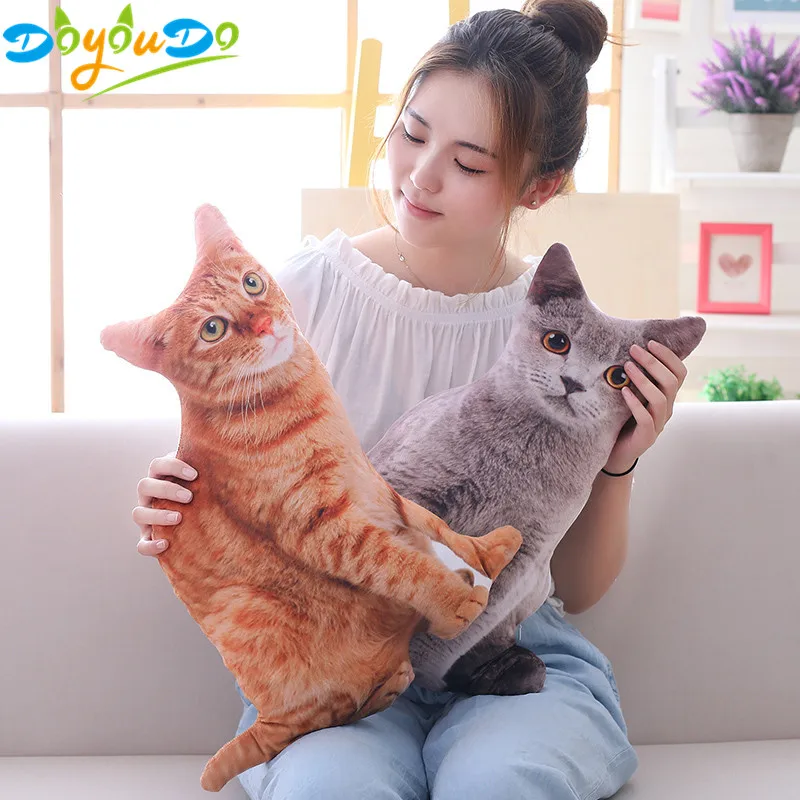 1 шт. 50 см мягкие 3D моделирование мягкие игрушки для кошек диван подушка милые плюшевые животные кошки куклы игрушки подарки