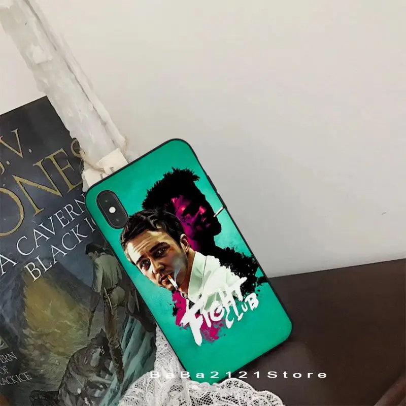 Babaite Fight Club movie чехол для телефона чехол для iPhone 6S 6plus 7plus 8 8Plus X Xs Xr XsMax 5 5S 5C SE11 11pro 11promax