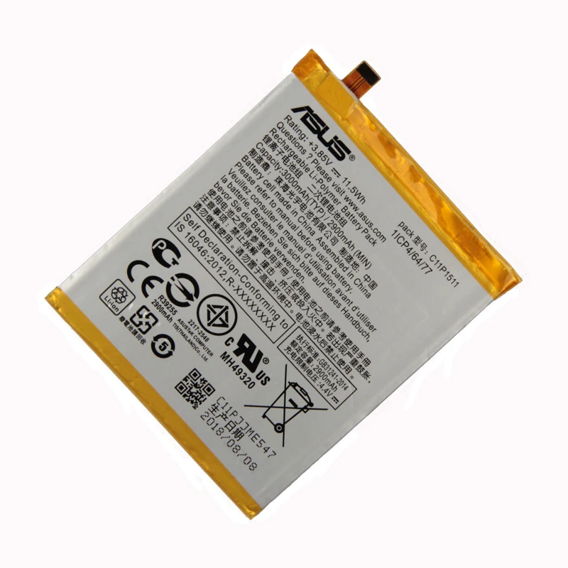ASUS C11P1511 Аккумулятор для ASUS ZENFONE 3 DELUXE ZE552KL Z012DA Z012DE C11P1511 прямой