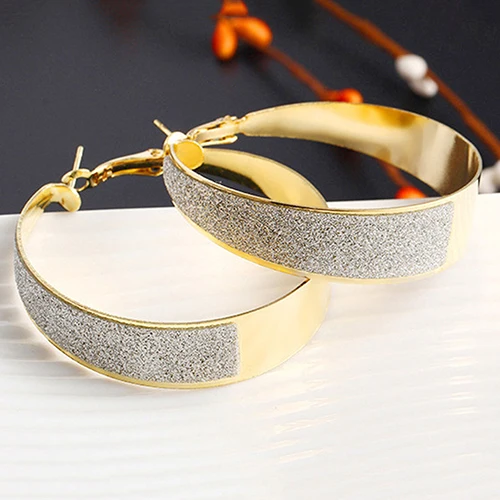 Новое Прибытие Женщин Мода Прохладный Стиль Большой Хооп Круглый Ночной Клуб