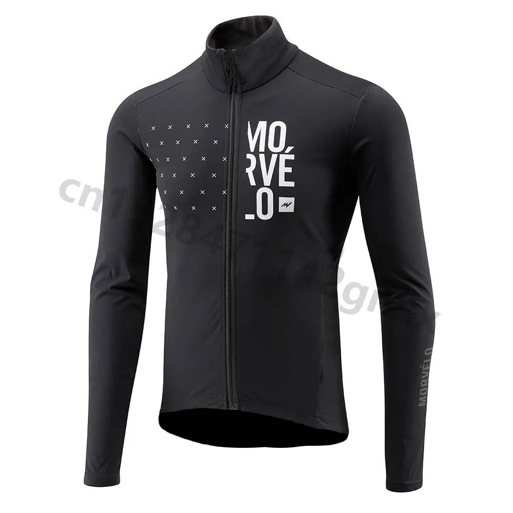 Morvelo Велоспорт Джерси Мужская mtb велосипед bicicleta Pro универсальная мужская Спортивная футболка Ropa maillot Ciclismo быстросохнущие кофты с длинным рукавом - Цвет: 1