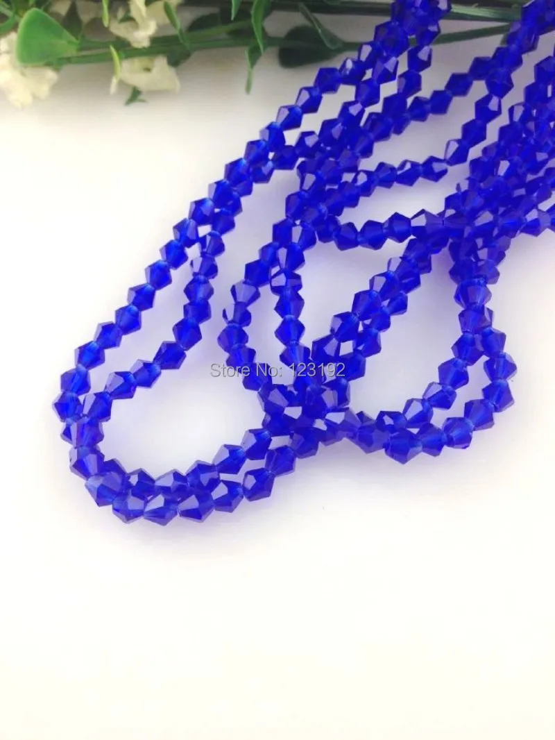 China Crystal Beads Glass Faceted Bicone 4mm Approx 1200Pcs Free Shipping-(Num 1) | Украшения и аксессуары