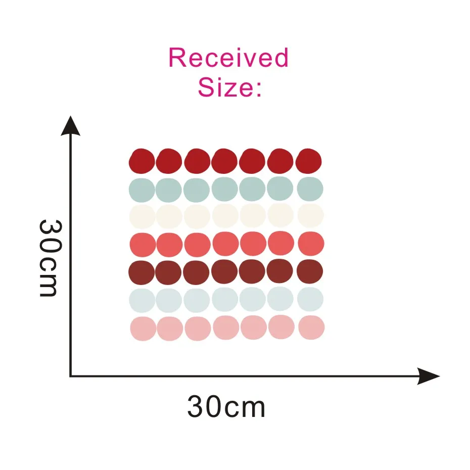 CCS4005G Высокое качество красочный горошек стены Стикеры для детской украшения розового и черного цветов с узором в наклейки "точки" Детские Спальня домашний декор - Цвет: CCS4005G