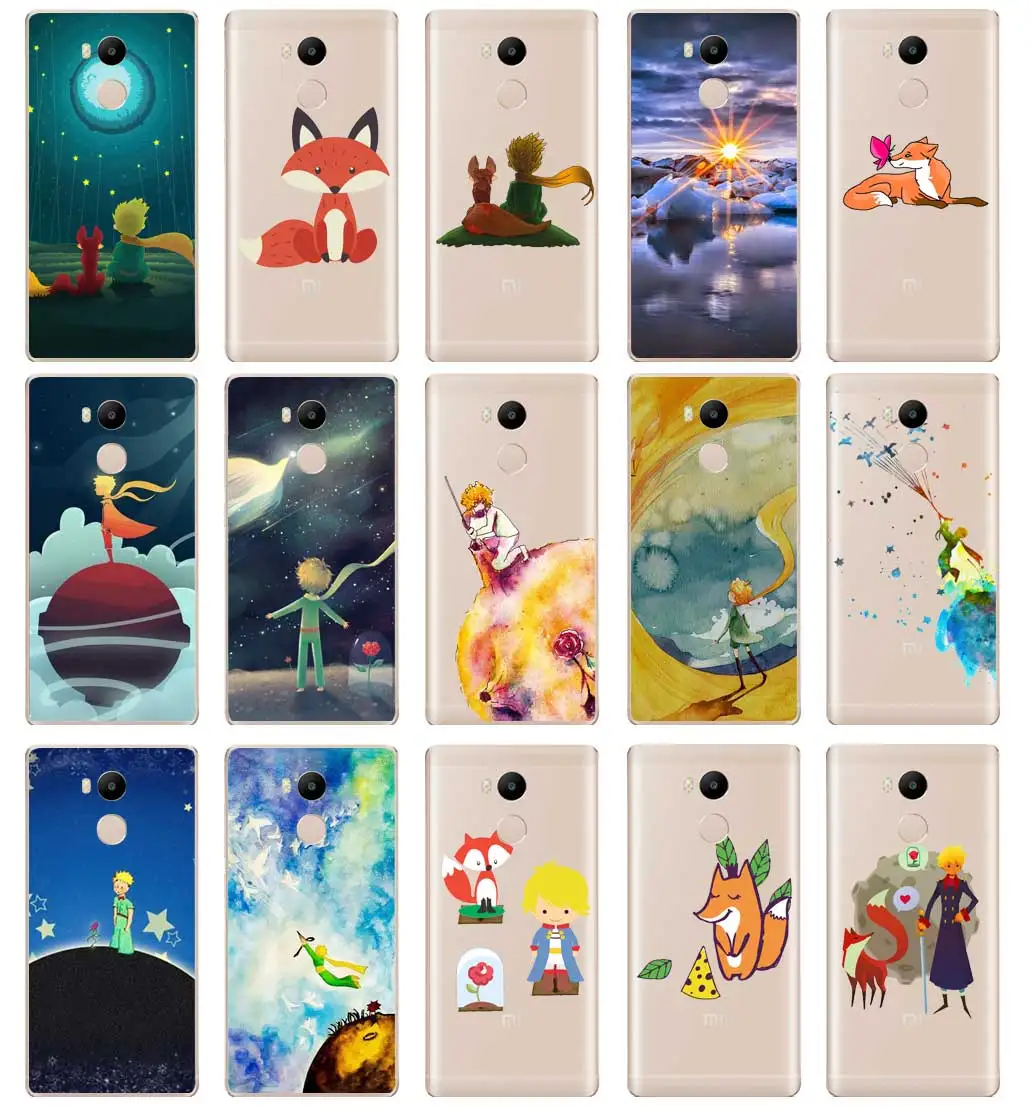 DREAMFOX M527 Маленький принц и лиса Мягкий ТПУ силиконовый чехол для Xiaomi Redmi Note 3 4 5 Plus 3S
