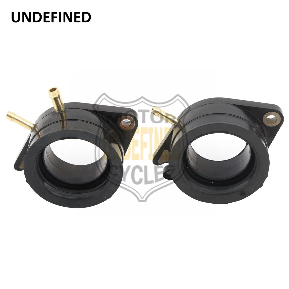 Черный карбюратор для впускного коллектора 2 шт. набор соединительных ботинок