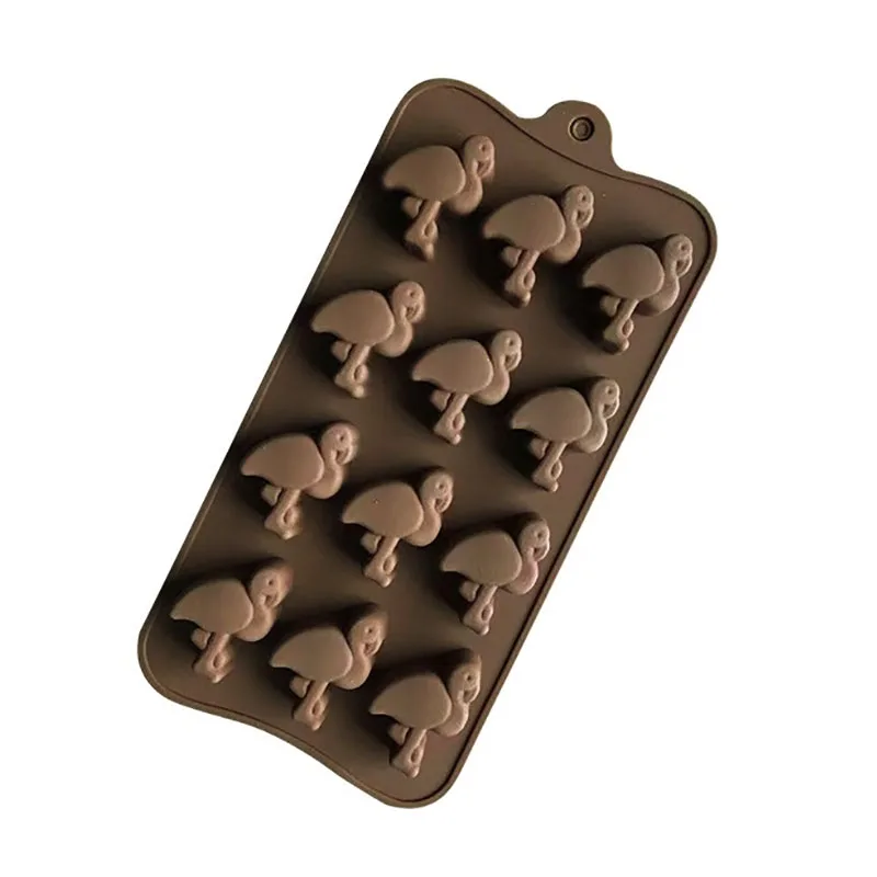 12 полости фламинго для шоколада из силикона в форме мыла пластырь ароматерапии