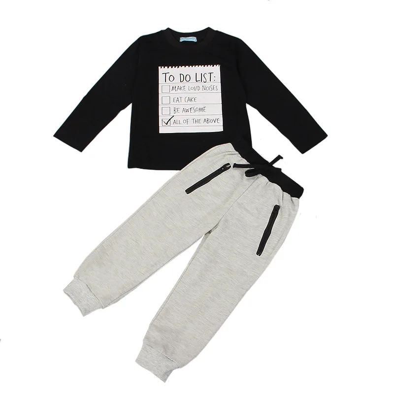 VICVIK Brand Boys' Clothing Set Spring/Autumn Kids Clothes Long Sleeve Children Sports Suit 2PCS For Boys | Тематическая одежда